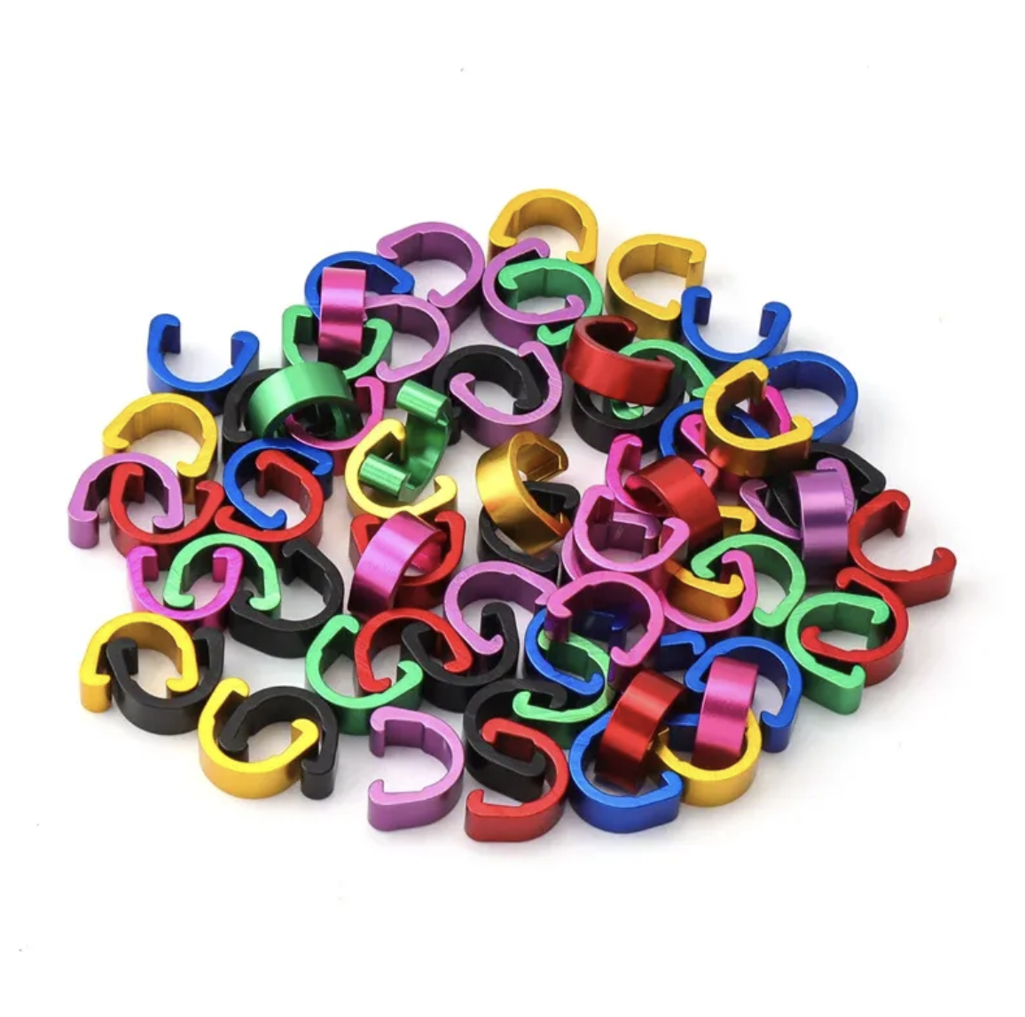 Lots of colours MTB U-buckles