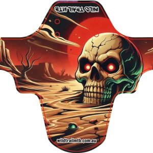 Wild Trail MTB Custom Death Grip Skull Mudguard