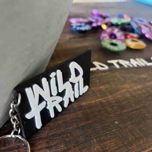 Wild Trail MTB merch, 3d keychain & sticker