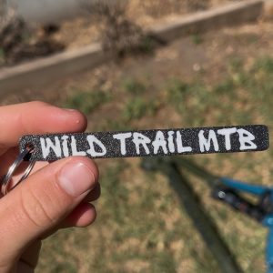 Wild trail MTB Merch - long keychain 2